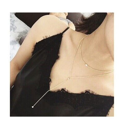 Long Pendant Choker Diamond charm Necklace Fashion Women Chain Jewelry Chocker