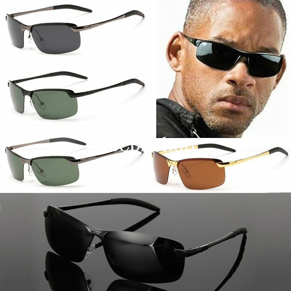 BLACK New 100% UV400 Men's Polarized Driving Outdoor Sports Sunglasses GLASSES