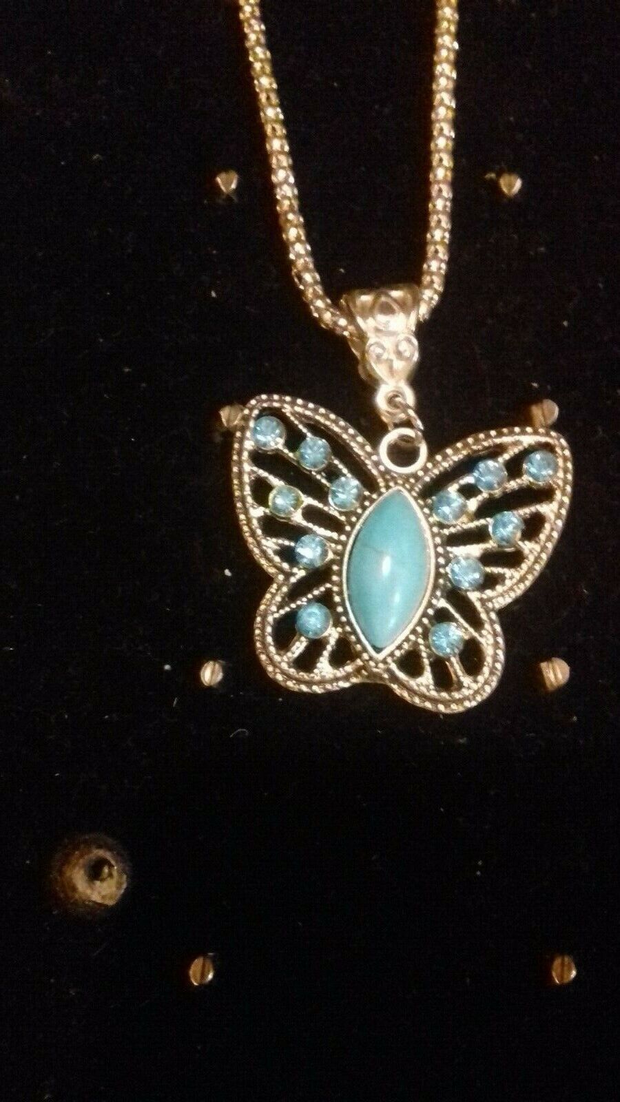 Beach Turtle Turquoise Tortoise Pendant EARRINGS Charm Silver Necklace Set UK