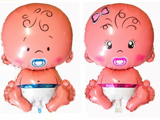 Baby Girl Boy Helium Balloon XLarge Christening Foil Helium Balloon Baby Shower