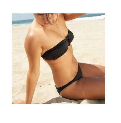SEXY Body Neck Belly SINGLE Chain Tassel Gold Waist Bikini Body Jewellery summer