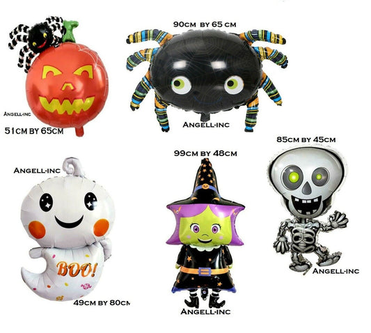 LARGE KIDS FOIL HALLOWEEN BALLOONS TRICK TREAT BOO Decoration PARTIES PARTY UK