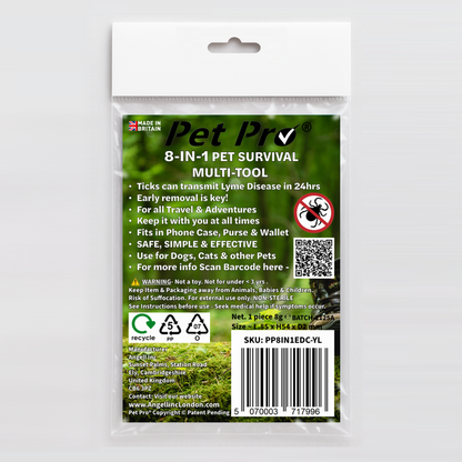 EDC Multitool 8 in 1 Keyring Emergency Camping Hiking Survival Pet Outdoor gifts