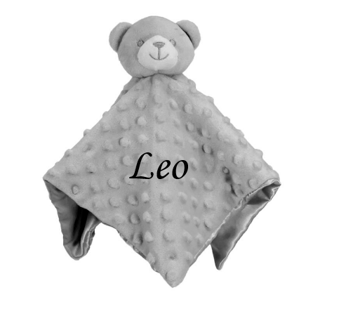 Personalised Baby Comforter Blanket Security Blanket Teddy Bear Baby gift Babies