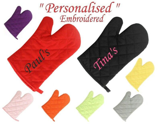 Personalised Birthday Gifts For Her Him Men Mum Dad Present Oven Glove Christmas
