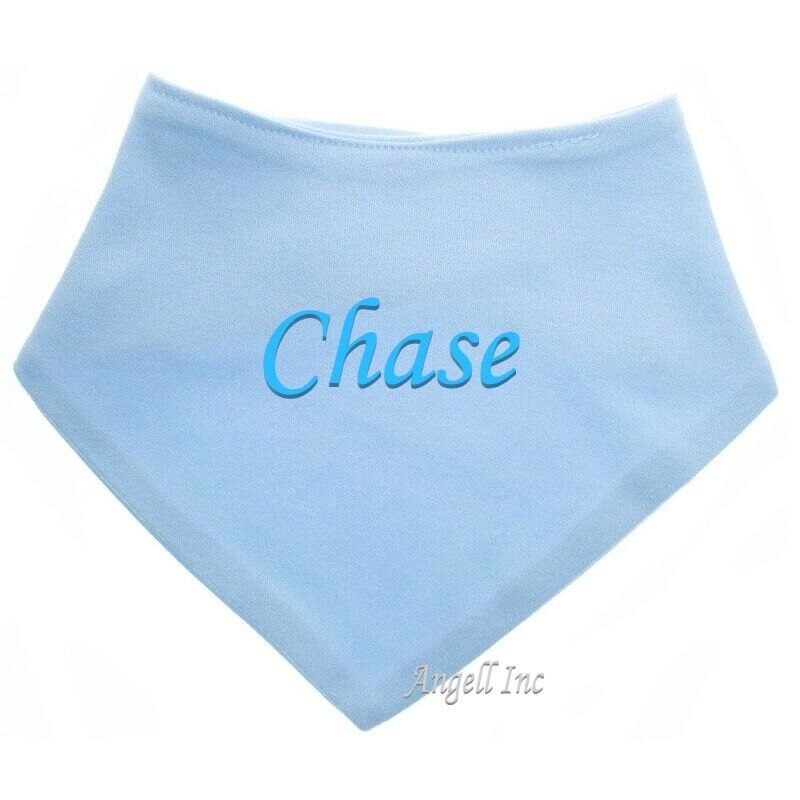 PERSONALISED BABY BIB TODDLER ANY NAME BOY GIRL GIFT BABY SHOW BANDANA 