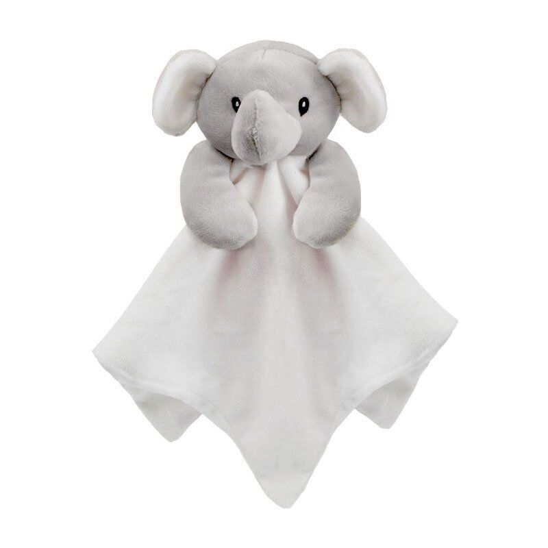 Personalised Name Baby Comforter Heart Blanket Security Teddy Bear gift Babies