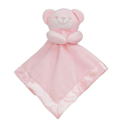 PERSONALISED BABY NAME TAGGIE TAGGY COMFORTER BLANKET FLEECE SOFT BOY GIRL HEART
