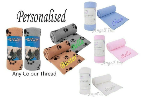 Personalised Dog Blanket Puppy Kitten Cat Bed Cover Pet blanket puppy comforter 