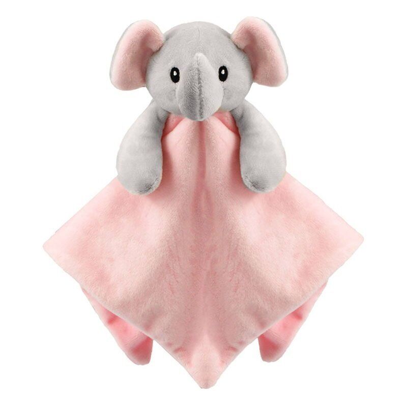 Personalised Name Baby Comforter Heart Blanket Security Teddy Bear gift Babies