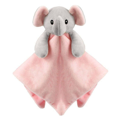 Personalised Name Baby Comforter Heart Blanket Security Teddy Bear gift Babies