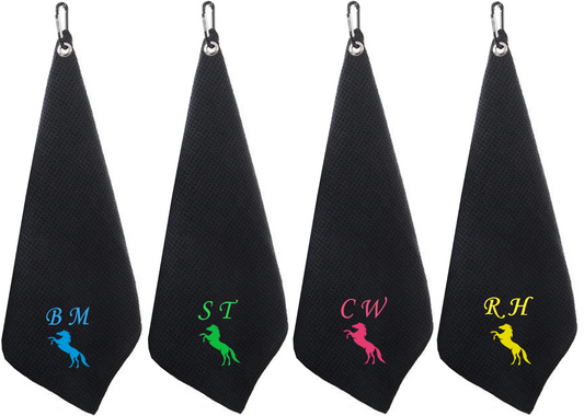 Personalised Gift Her Him BAG TOWEL Horse Birthday Present Gym Sports Men Women