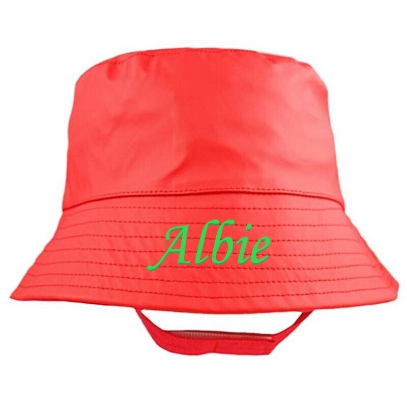 Kids Bucket Hats Sun Hat Summer Shower Proof Cap Toddler Children Boy Girl 2-13