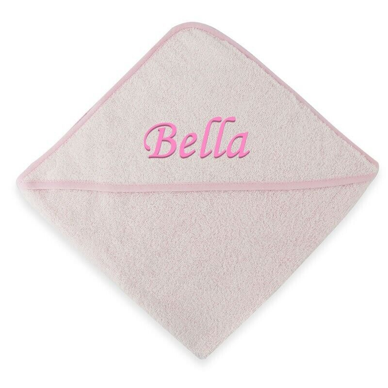 PERSONALISED BABY CHILDRENS HOODED TOWEL ROBE New Born  -18 Months Old BOY GIRL