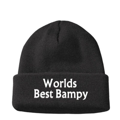 Beanie Hat Gifts For Him Men No1 Grandad Best Dad GRUMPY OLD BALD Funny Joke Cap