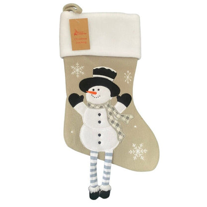 PERSONALISED CHRISTMAS STOCKING Deluxe Luxury Stockings XMAS GIFT Embroidered UK