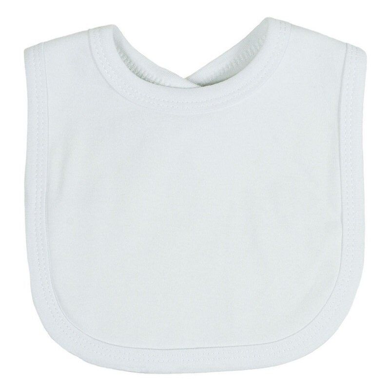 Cotton Bib Personalised Embroidered Gift Toddler Bib ANY NAME Baby Shower Babies