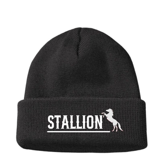 Gifts for Her Him Beanie Hat STALLION HORSE Men Women's Dad Mum Birthday Present