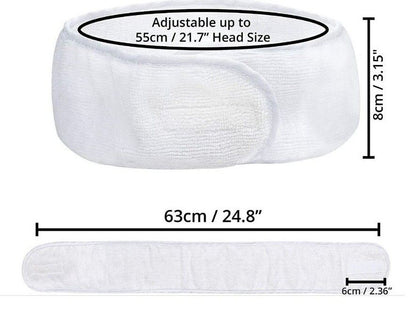 Women's Personalised Headband Spa Day Makeup Hen do Hair Band Bridesmaid Salon