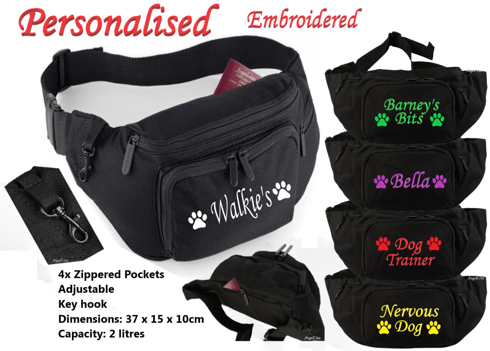 Personalised Birthday Gifts Her Him Friend Men Grandad Mum Dad BUM BAG Present