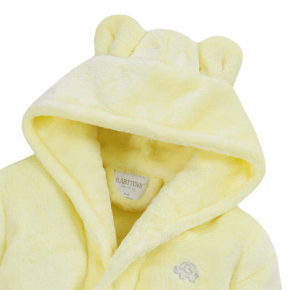 Personalised Baby Robe Bath Embroidered Dressing Gown Boy Girl Gift Crown Soft