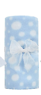 Baby Girl Boy Personalised Blanket Embroidered Towel Name Grey Pink Blue Grey
