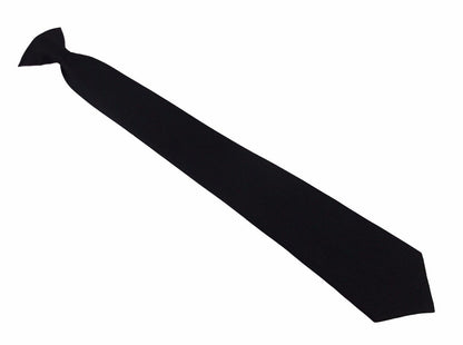 PERSONALISED Initials Smart Business Tie Gift Present Birthday Dad Black Clip on
