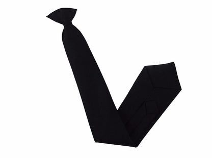 PERSONALISED Initials Smart Business Tie Gift Present Birthday Dad Black Clip on