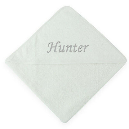PERSONALISED BABY CHILDRENS HOODED TOWEL ROBE New Born  -18 Months Old BOY GIRL