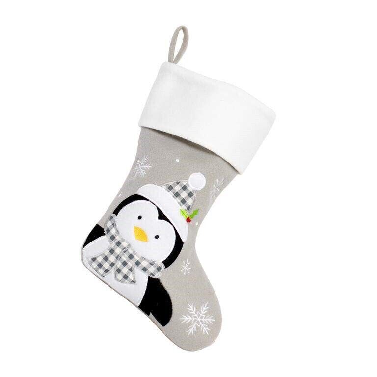 PERSONALISED CHRISTMAS STOCKING Deluxe Luxury Stockings XMAS GIFT Embroidered UK