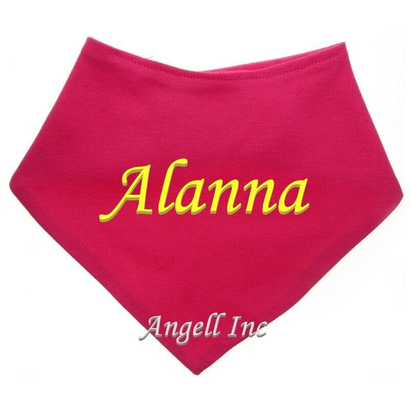PERSONALISED BABY BIB TODDLER ANY NAME BOY GIRL GIFT BABY SHOW BANDANA 