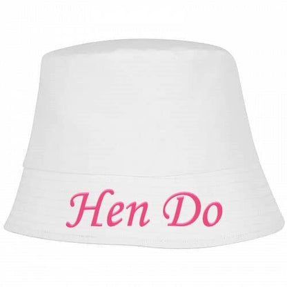 Personalised Adult Bucket Hat STAG DO HEN FESTIVAL FISHING RAVE FANCY BEACH GOLF
