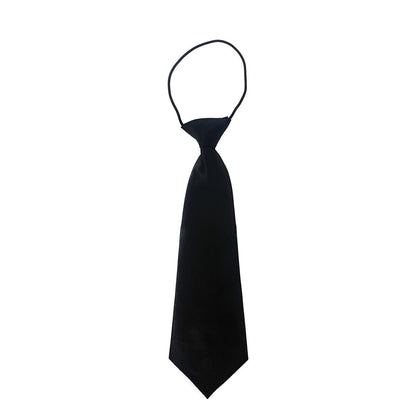 PERSONALISED Name Initials Boys Tie Elastic Clip On Football Club School Shirt