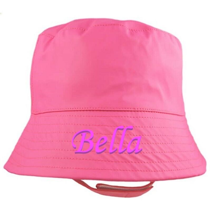 Kids Bucket Hats Sun Hat Summer Shower Proof Cap Toddler Children Boy Girl 2-13